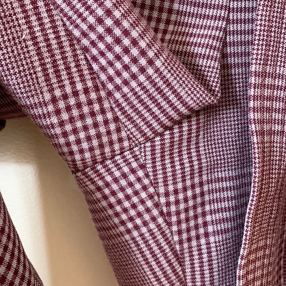 Aritzia Wilfred Tie Front Pants Plaid Size 6 - Picture 8 of 14